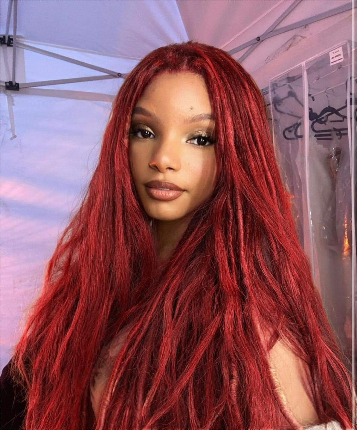 Đây là tạo hình tiên cá của Halle Bailey nếu cô ấy được để tóc gần giống với phiên bản hoạt hình nhất 🧜🏻‍♀️.