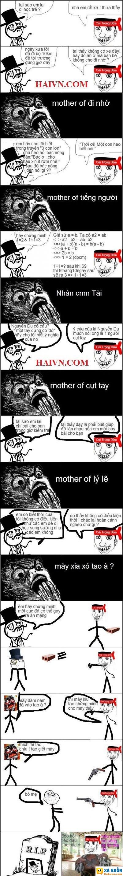  :(  troll không khó, cái khó là đưa giấy mời phụ huynh  :v 