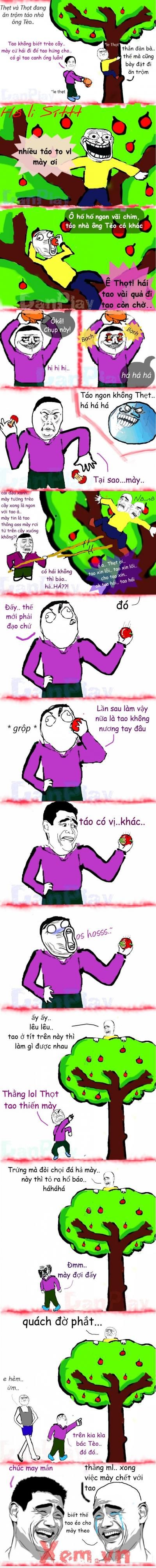  :(  trộm táo story  <3 <3   -  haivl | hài hước | hài vl   