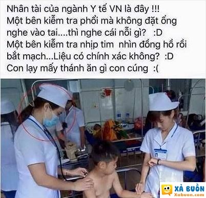  :d  không đeo ống nghe mà vẫn khám được. :(  :x  -  haivl