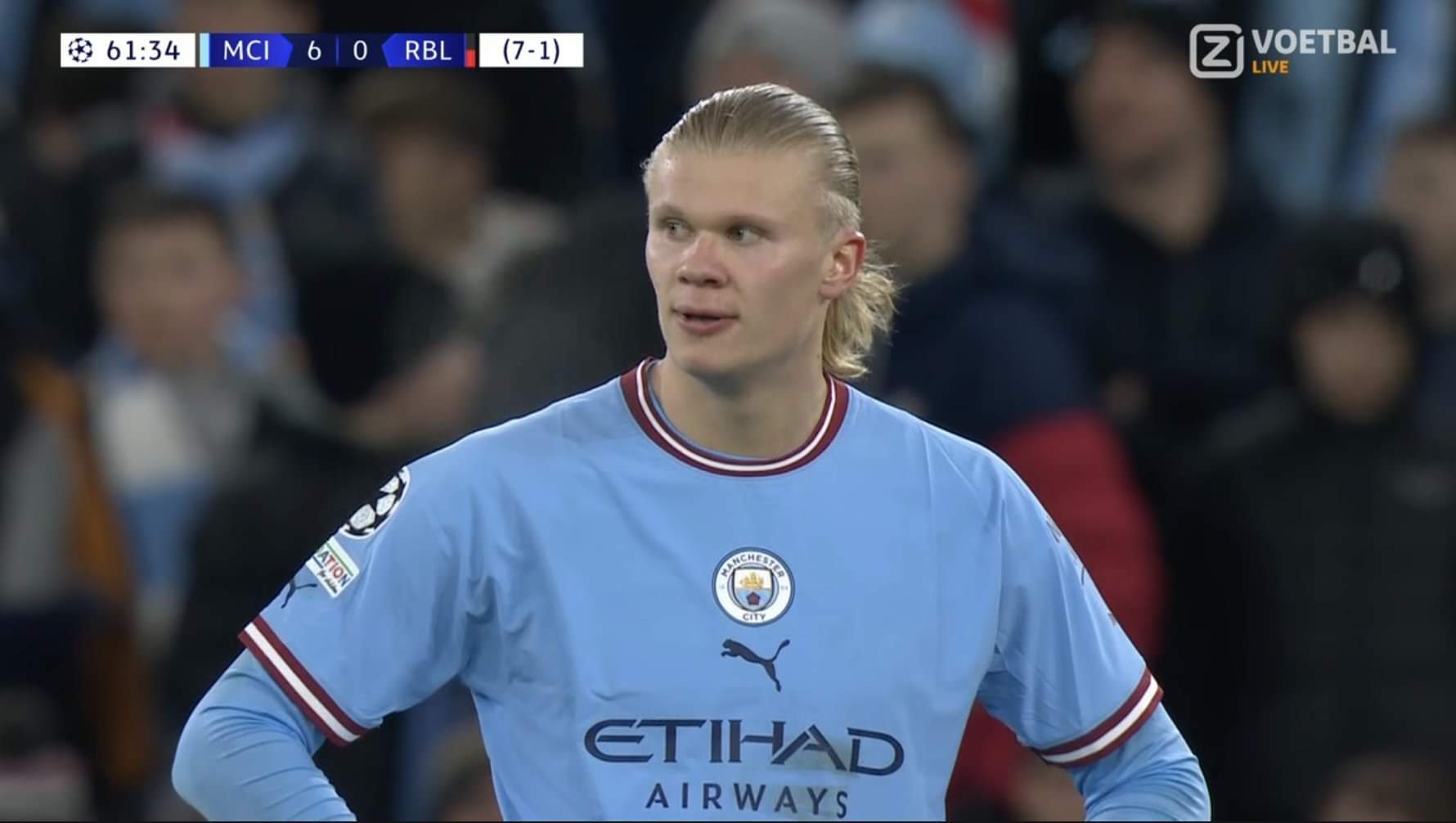 6-0 Man City
Erling Haaland vẫn chưa chịu dừng lại sau bàn thắng thứ 5