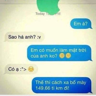  <3  em là mặt trời của đời anh =))  :v  -  haivl | hài hước | hài vl 