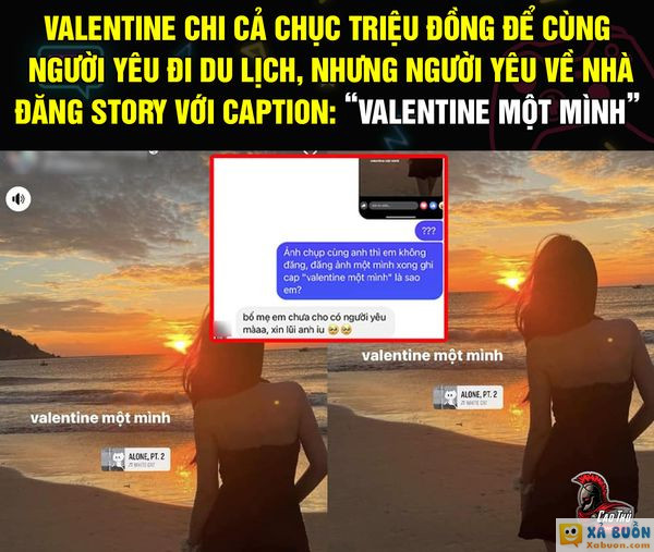 Được biết, 1 chàng trai đã bỏ cả chục triệu ra để đi du lịch cùng người yêu nhân dịp Valentine. 2 người đã đi du lịch và có cùng nhau những bức ảnh đẹp, và có những tấm hình được chàng trai chụp cho rất đẹp.