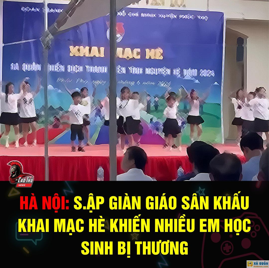Trong buổi khai mạc hè, ra quân chiến dịch thanh niên tình nguyện hè năm 2024, tại thôn Vân Lôi, xã Trạch Mỹ Lộc, huyện Phúc Thọ, Hà Nội, khi các em học sinh đang biểu diễn thì bất ngờ giàn giáo sân khấu đ.ổ sậ.p Theo ghi nhận ban đầu, có 5 em bị thương được đưa đi cấp cứu tại bệnh viện
