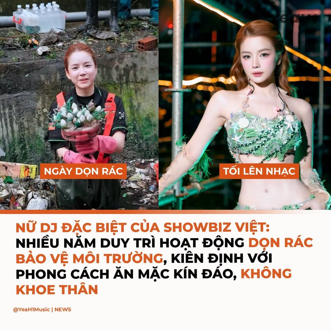 Ngoài hoạt động nghệ thuật, trong suốt vài năm qua, nữ DJ xinh đẹp Mie luôn duy trì tích cực tham gia hoạt động thiện nguyện và bảo vệ môi trường. Mie đã nhiều lần tham gia hoạt động tình nguyện, cùng tổ chức phi lợi nhuận Sài Gòn Xanh, dọn rác các kênh rạch. Bên cạnh việc làm tình nguyện, Mie cũng biến chính những hoạt động này thành các contents duyên dáng trên MXH để lan tỏa thêm hành động đẹp.  Không chỉ vậy, trong nhiều năm làm DJ, dù xu hướng của nghề này có phát triển ra sao, DJ Mie vẫn giữ vững style ăn mặc vừa phải, vừa đẹp vừa có chút đáng yêu chứ không quá gợi cảm. Đây cũng là một điều khiến cô trở nên đặc biệt trong các số các nữ DJ nổi tiếng showbiz Việt.