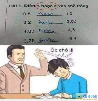  :x :x  lại đổ cho đề sai?  :d  -  haivl | hài hước | hài vl   