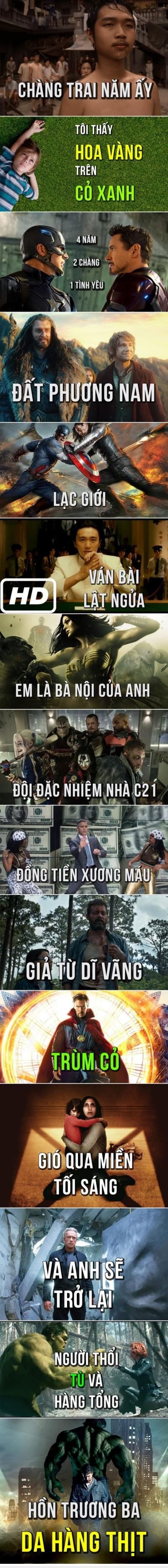  :v  khi những bộ phim bom tấn lấy tên thuần việt thì sẽ như thế nào =))  :v 