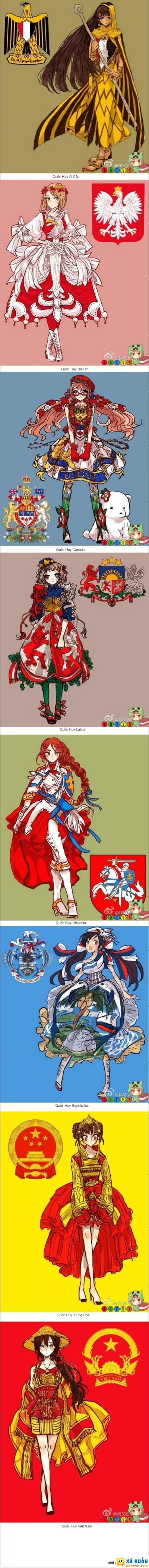 <3  khi các quốc huy được anime hóa  :d  -  haivl | hài hước | hài vl  