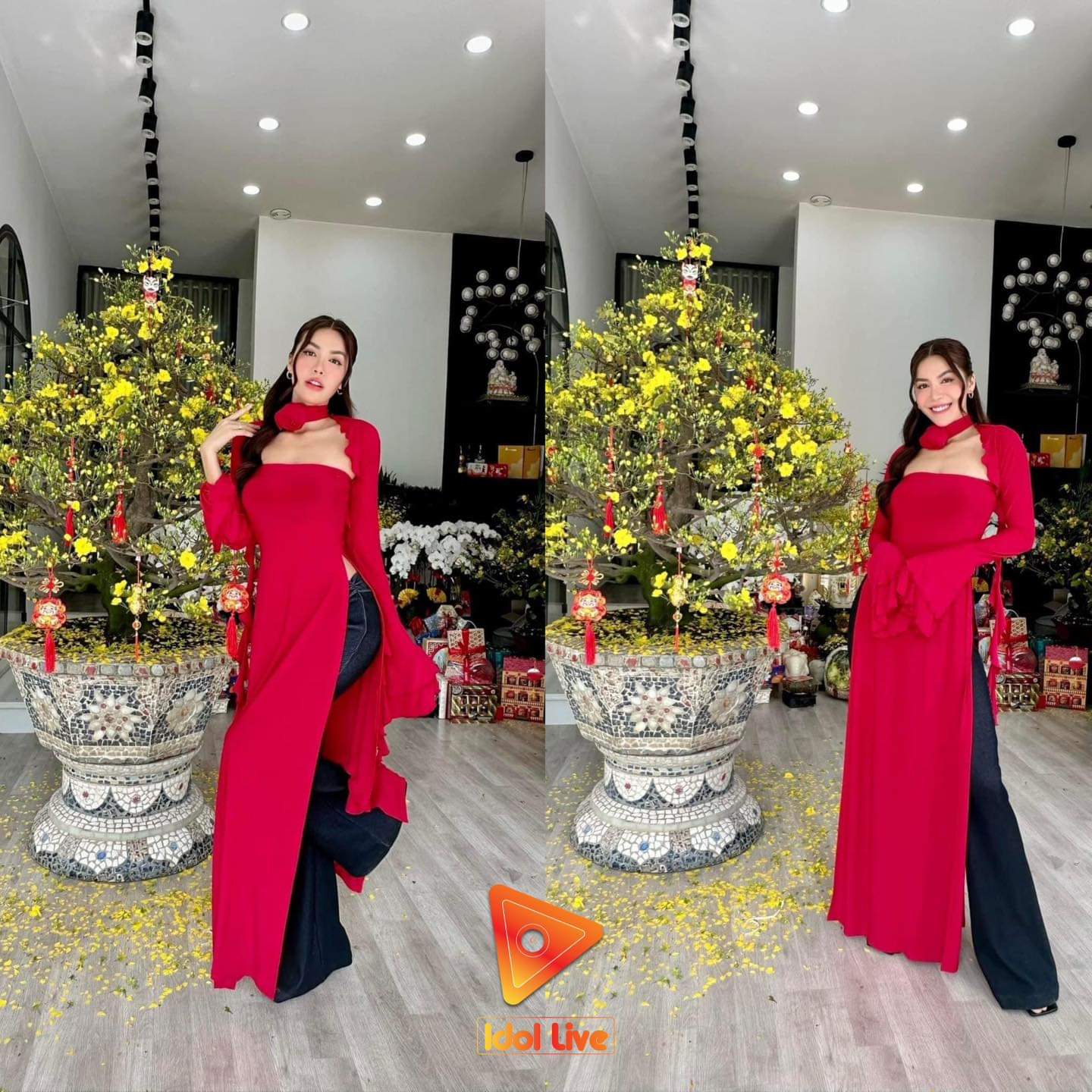 Chị Thuý Liễu keo lì trong ngày đầu xuân năm mới 😚😚😚