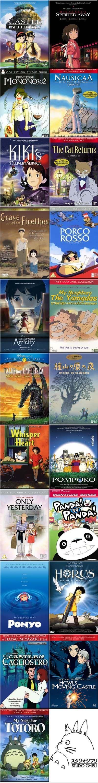  :x  những bộ ghibli gắn liền với tuổi thơ :d  <3 <3   -  haivl