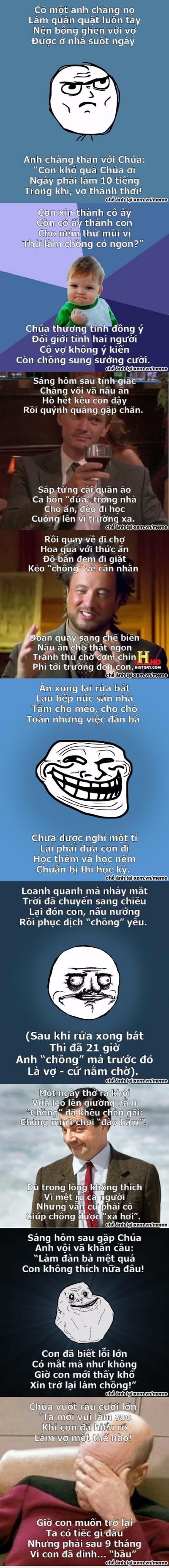  :x :x  thử làm vợ một ngày =))  :v  -  haivl | hài hước | hài vl  