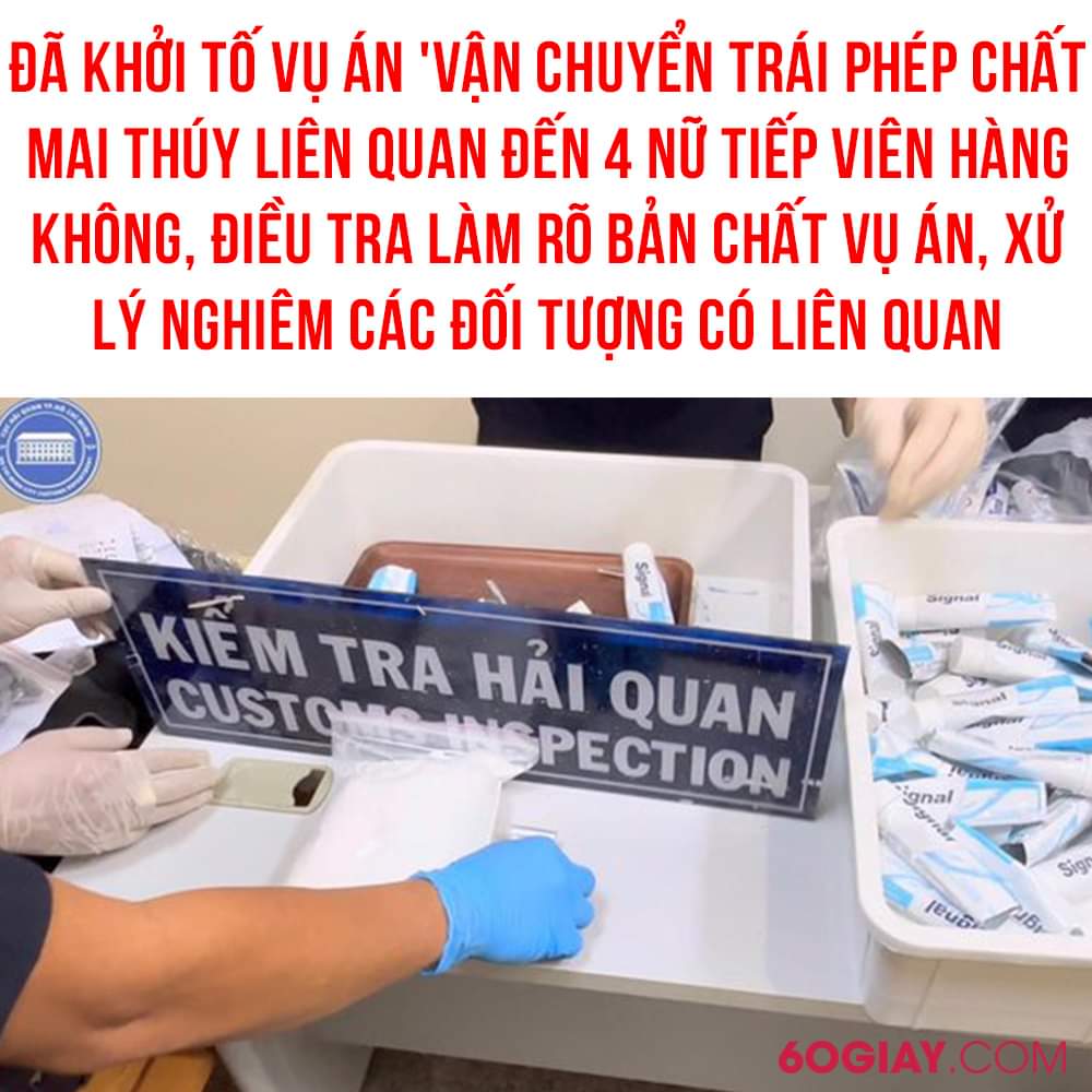 RỒI ĐÂU SẼ CÓ ĐÓ 🥹

Cơ quan Cảnh sát điều tra Công an TP.HCM đã khởi tố vụ án 'vận chuyển trái phép chất mai thúy liên quan đến 4 nữ tiếp viên hàng không, để điều tra làm rõ bản chất vụ án, xử lý nghiêm các đốiXem thêm tượng có liên quan.

Theo cơ quan điều tra, các tiếp viên này không biết bên trong 327 tuýp kem đánh răng nhận vận chuyển có 157 tuýp đã được đối tượng pha trộn và cất giấu mai thúy. Do đó, cơ quan điều tra cho rằng chưa đủ căn cứ để truy cứu trách nhiệm hình sự 4 nữ tiếp viên.

Theo Thanh niên