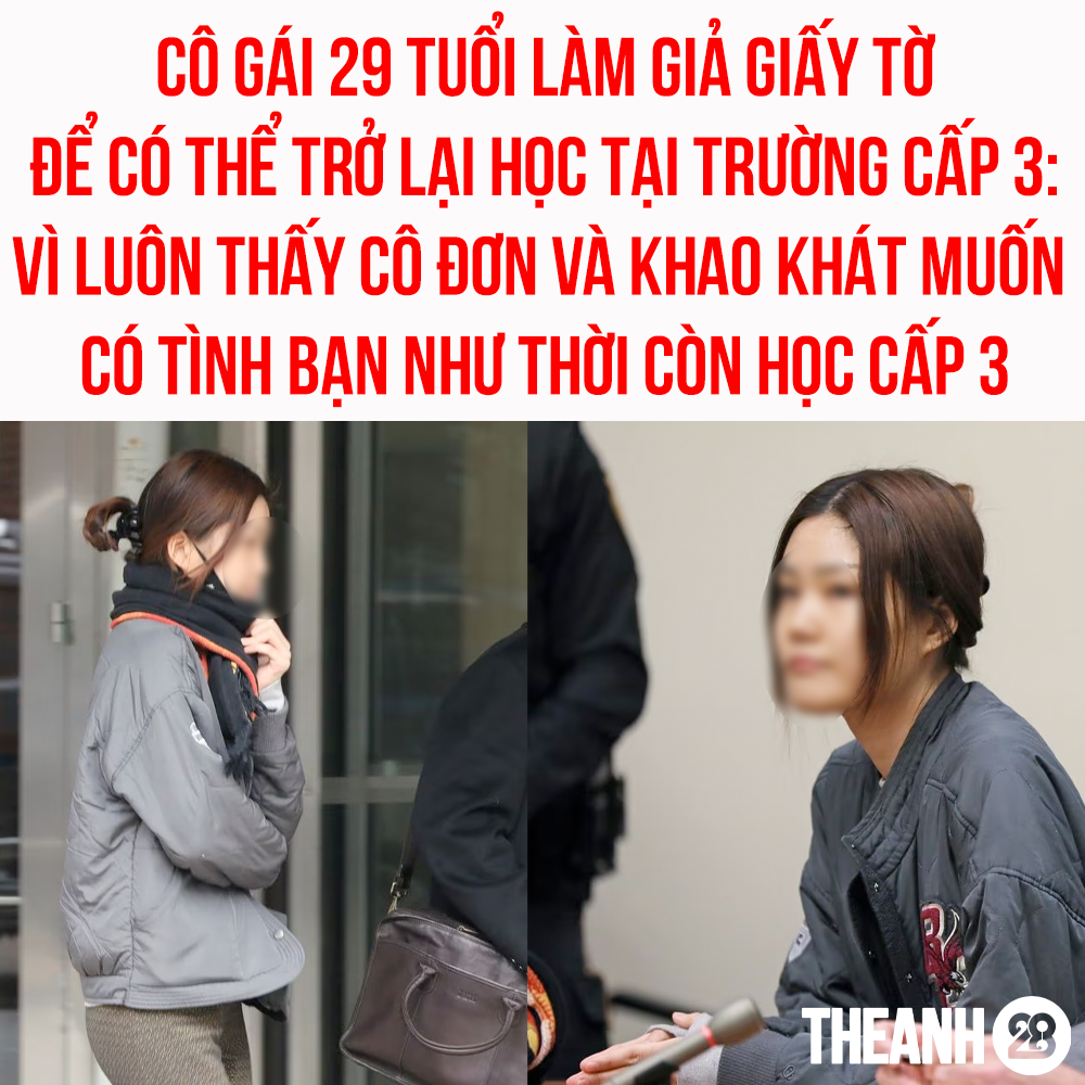 HÌNH NHƯ AI CŨNG MUỐN TRỞ LẠI NHỮNG NĂM THÁNG CÒN LÀ HỌC SINH

Theo đó, H.S., 29 tuổi, bị phát hiện vào tháng 1 đã làm giả giấy khai sinh và đăng ký học tại một trường cấp 3 ở New Jersey.

H.S. đã tốt nghiệp ĐạiXem thêm học Rutgers tại New York và cho biết mình đã phạm sai lầm vì cô cảm thấy cô đơn và khao khát về những tình bạn mà cô từng có ở trường cấp 3. Đó là lý do tại sao cô lại làm giả giấy tờ và quay trở lại trường.

Năm 2022, H.S. đã ly hôn và nhận một đơn kiện do chậm thanh toán tiền thuê nhà 20.000 USD.

Theo: New Your Post