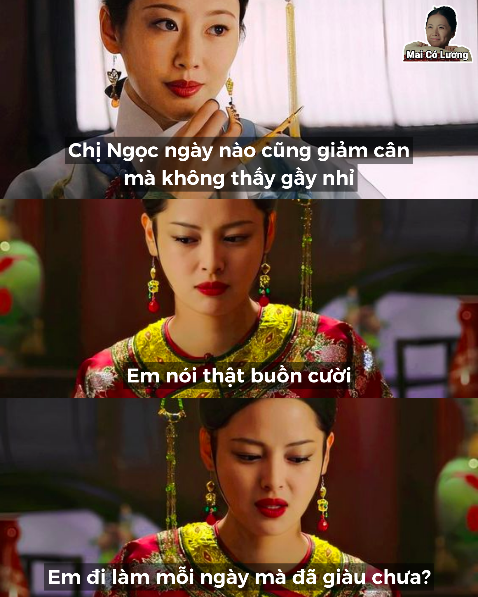 Em nói thật nực cười

#chuyệncủangọc
#Maicoluong #Xu -  haivl
