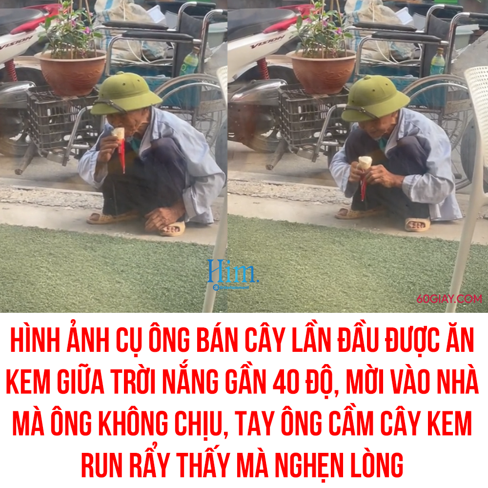 THƯƠNG ÔNG QUÁ 🥺

Theo đó, chủ clip chia sẻ rằng ông thấy quán mình mới mở nên mang cây qua tặng, chị mời ông vào ăn cho mát nhưng nhất định ông không chịu, chỉ ngồi ngoài thôi.

Nhìn đôi bàn tay run rẩy củaXem thêm ông mà xót xa không dám xem lâu vì càng xem càng thấy thương. Tuổi này đáng lẽ ông phải ở nhà con cháu chăm rồi chứ không phải mưu sinh như này...

Ảnh: Siro love