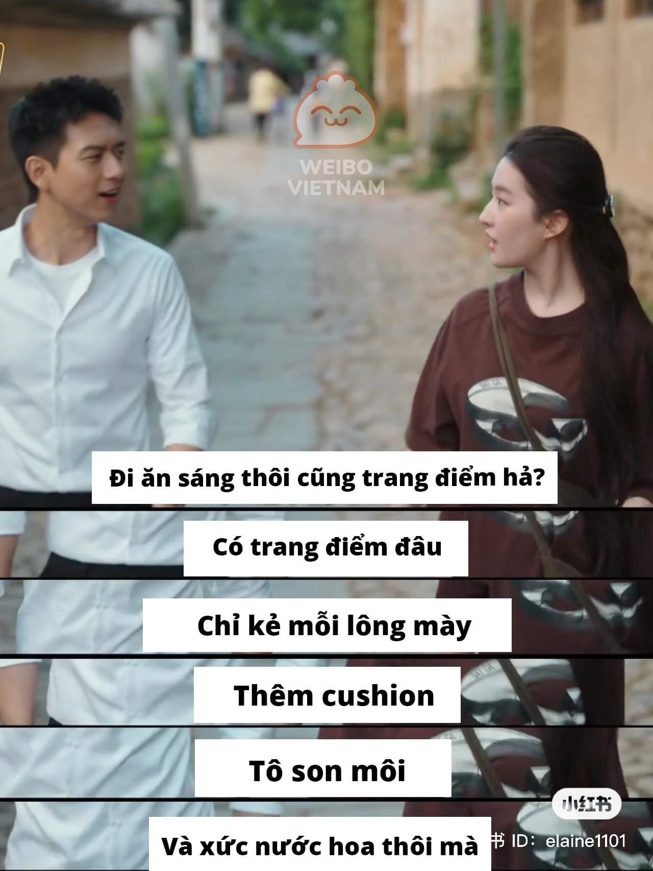 KHÁI NIỆM TRANG ĐIỂM CỦA CON TRAI VÀ CON GÁI KIỂU 🥲

Đúng vậy, chỉ cần chưa kẻ mắt, chưa đánh phấn mắt, chưa highlight, đánh khối,... thì tức là vẫn chưa trang điểm!

Phim: Đi đến nơi có gió

-Cá-
#weibovietnam #wbvn #news #cbiz