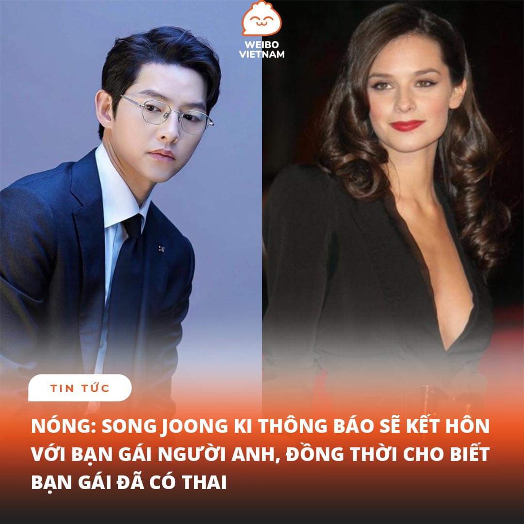 Chúc mừng Song Joong Ki và bạn gái, hy vọng cả gia đình sẽ thật hạnh phúc! 🔥🎉❤️