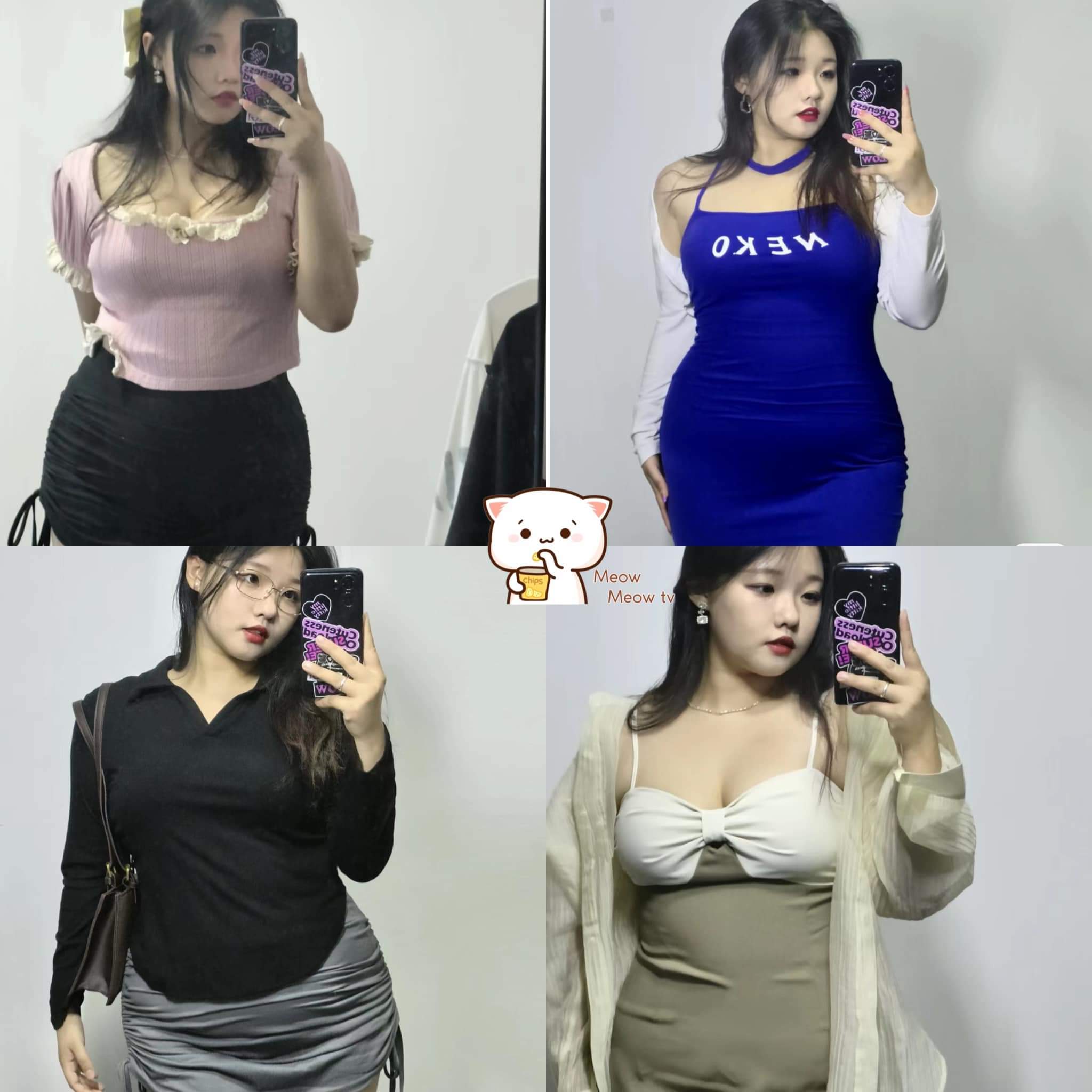 Ai bảo con gái mũm mĩm không mặc được váy body :v -  haivl