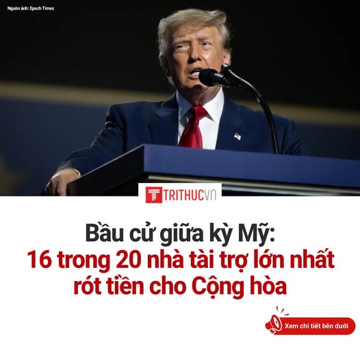 Trong 20 nhà tài trợ chính trị lớn nhất nước Mỹ, 16 người đã rót tiền cho phe Cộng hòa trước bầu cử giữa kỳ. Dẫn đầu danh sách là ông George Soros,...