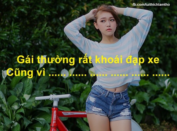 Con gái thường khoái đi xe đạp mà :) -  haivl | hài hước | hài vl  