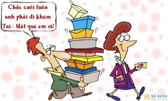 Truyện cười: Chồng Phải Khám Tai Mắt Vì Vợ Mê Shopping Truyện cười: Chồng Phải Khám Tai Mắt Vì Vợ Mê Shopping