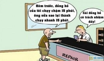 Truyện cười: Đồng Hồ Có Trách Nhiệm -  haivl | hài hước | hài vl  