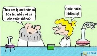 Truyện cười: Giáo Viên Hóa Học Choáng Trước Câu Trả Lời Của Nữ Sinh