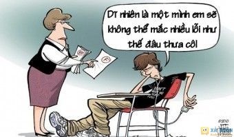 Truyện cười: Hậu Quả Khi Cùng Bố Làm Bài Tập -  haivl
