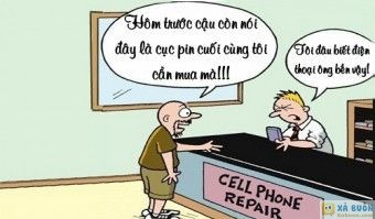 Truyện cười: Mất Uy Tín Vì Điện Thoại Khách Hàng Quá Bền Truyện cười: Mất Uy Tín Vì Điện Thoại Khách Hàng Quá Bền
