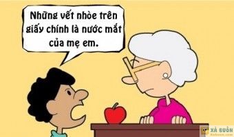 Truyện cười: Mẹ Rơi Nước Mắt Vì Bài Văn Dở Tệ Của Con Trai