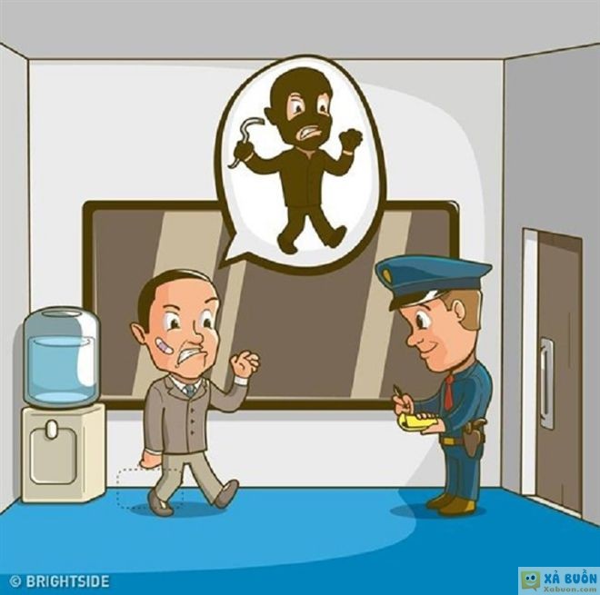 Đối vui: Vì sao cảnh sát biết người đàn ông giả vờ bị cướp?