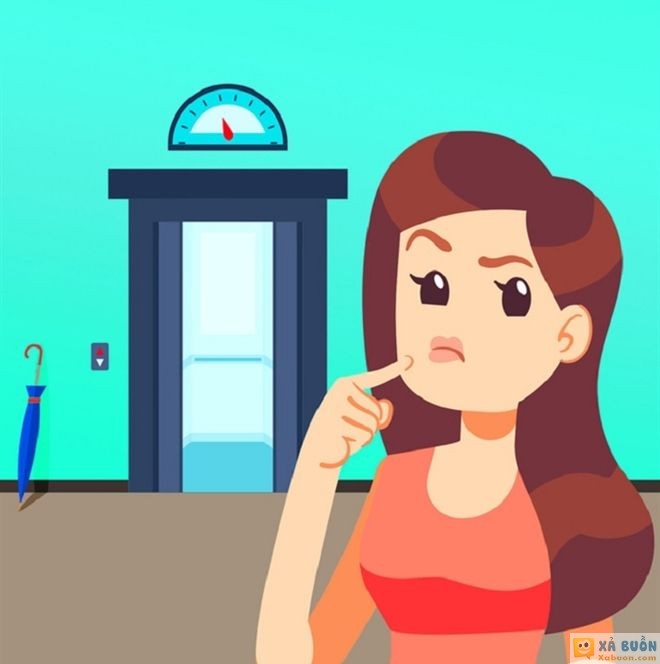 Đối vui: Vì sao cô gái có hành vi kỳ lạ khi đi thang máy?