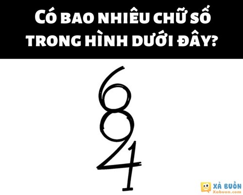 Có bao nhiêu chữ số? Nếu nhìn thấy hết tất cả thì bạn tinh mắt lắm đấy.