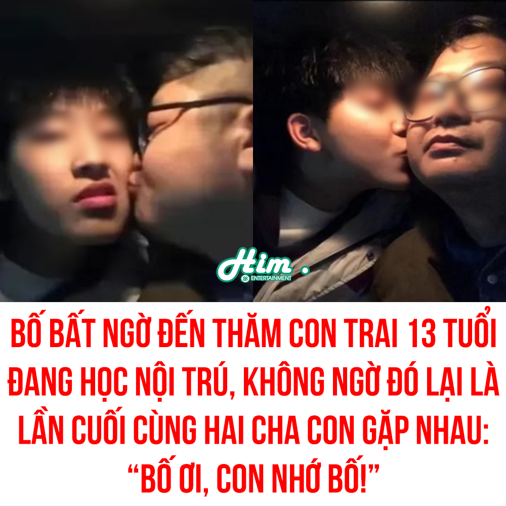 NHỮNG TIN NHẮN KHÔNG HỒI ÂM... Mới đây, một nam sinh 13 tuổi đã chia sẻ lại  đoạn clip bố lên trường thăm mình. Cậu bé vĩnh viễn không thể nào ngờ