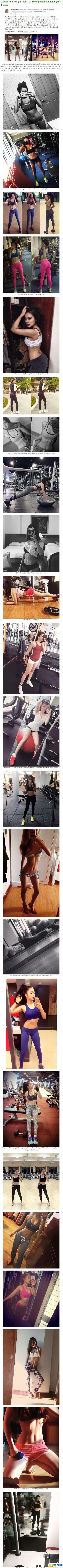 x bỏng mắt với album con gái việt cực kỳ sexy nhờ tập gym :v