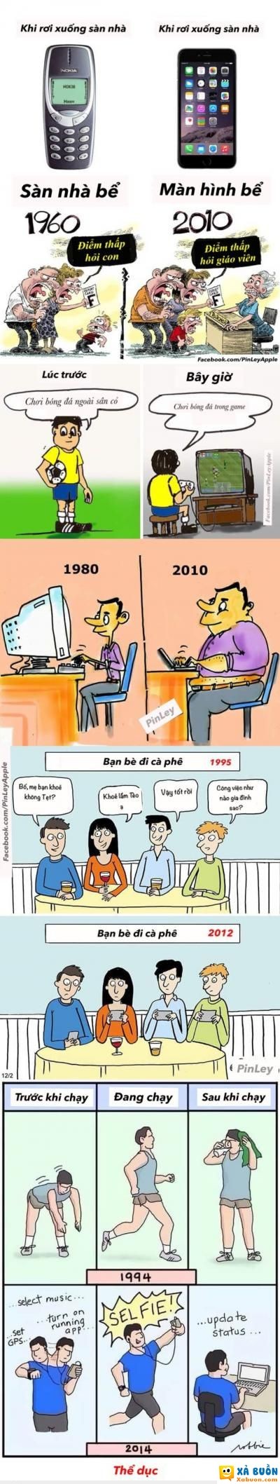:3 sự khác biệt giữa trước kia và bây giờ. :d