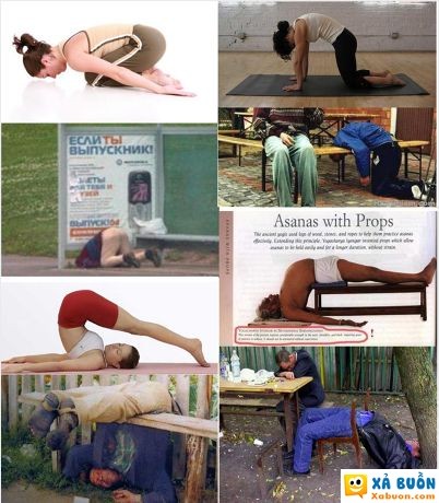  =)) <3   uống rượu vào thì tập yoga dễ như chơi  :x  -  haivl