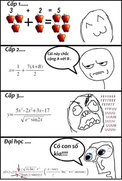 <3  toán học qua các cấp :)) :)) :))  :3  -  haivl | hài hước | hài vl  