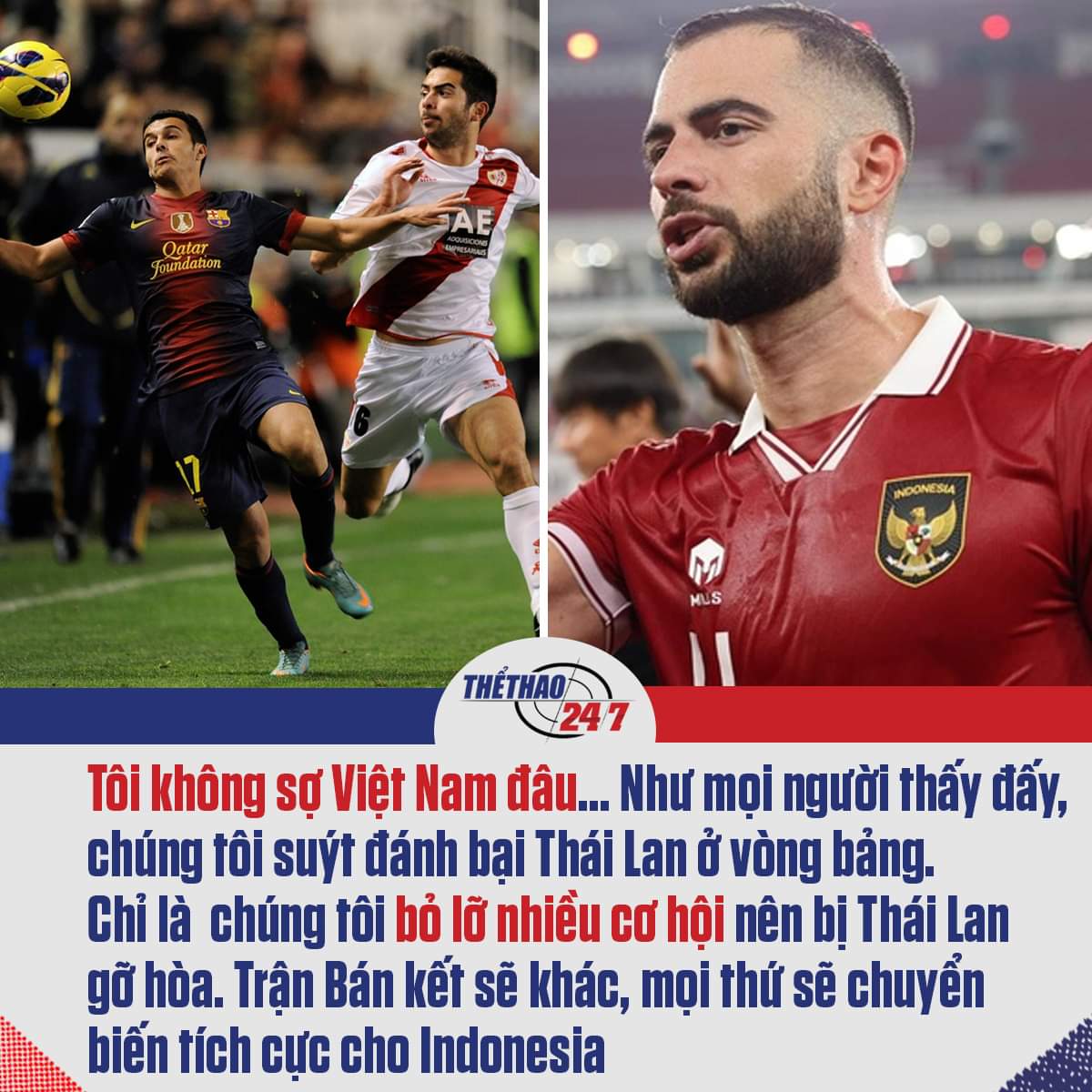 💪Jordi Amat là trung vệ nhập tịch gốc Tây Ban Nha của tuyển Indonesia. 🇮🇩
⚽️Anh là sản phẩm của lò đào tạo CLB Espanyol
🇪🇸Từng chinh chiến tại La Liga, Premier League cho các CLB như: Espanyol, Real Betis, Rayo Vallecano, Swansea City,...
🇻🇳Một thử thách thật sự cho hàng công ĐT Việt Nam.