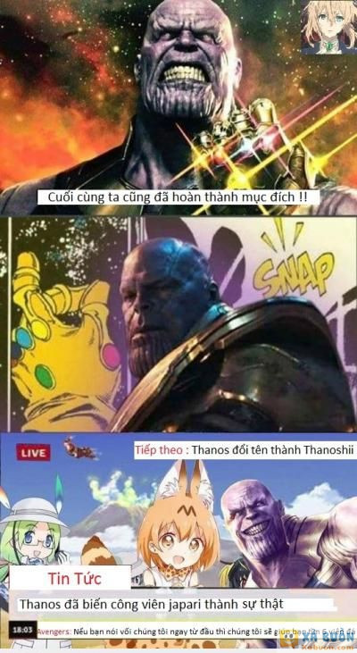  =)) <3   mục đích thanos tìm 6 viên đá vô cực  <3 <3   -  haivl
