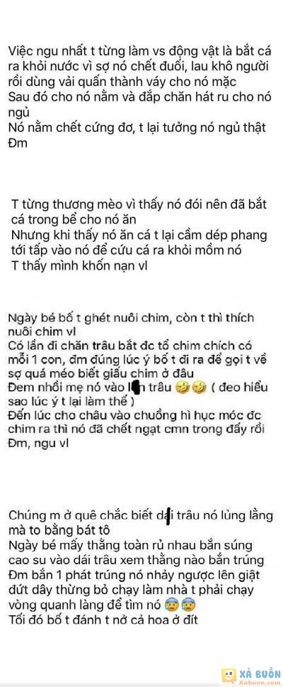  :v  tuổi thơ ở quê của những thằng nghịch dại :))  :v 