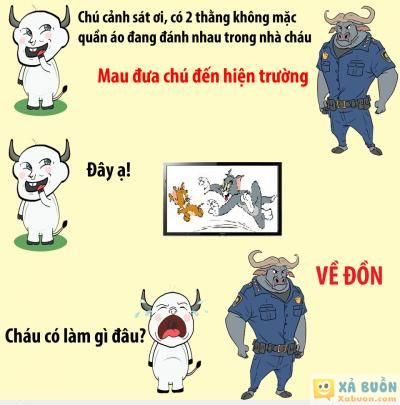  :3  thấy 2 đứa không mặc quần áo đánh nhau trong nhà thì làm gì ?  :x 