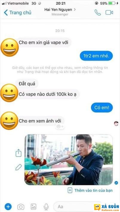  :)  tiền ít mà đòi hít .... thơm !!! mà công nhận thơm thật lại còn phê nữa chứ  hài hước  
