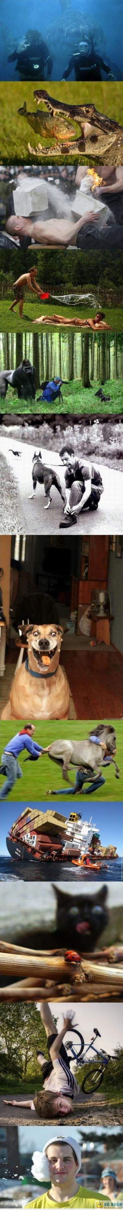  :x  những khoảnh khắc chước lúc xảy ra tai nạn  =))  -  haivl