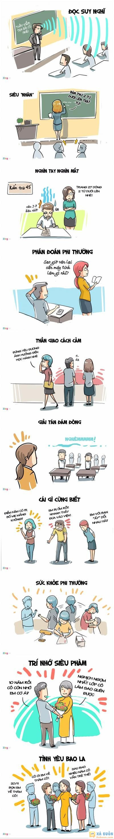  <3 <3   siêu năng lực của thầy cô giáo =))  :d  -  haivl | hài hước | hài vl 