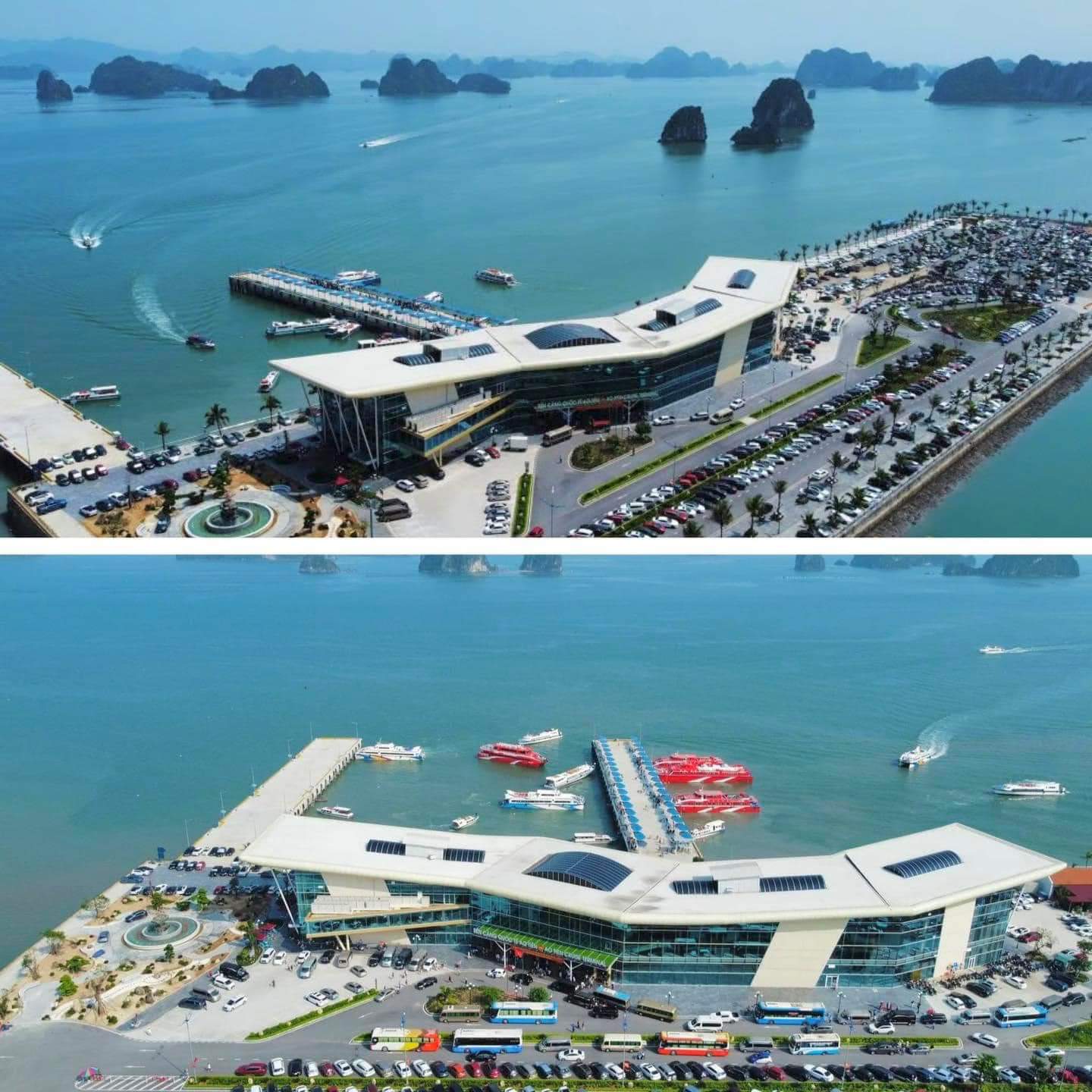 CẢNG TÀU QUỐC TẾ AO TIÊN - VÂN ĐỒN TỪ TRÊN CAO 🤩

Cảng Ao Tiên được khởi công từ tháng 4.2022, là bến thủy nội địa cấp I chuyên dùng phục vụ vận tải khách du lịch từ Vân Đồn đi các đảo và các điểm tham quan trên vịnh Bái Tử Long, vịnh Hạ Long

📸: Hạ Long Thả Gió