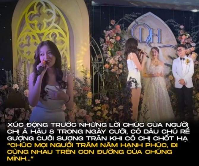 Đám cưới của người em, bà chị chúc mọi người trăm năm hạnh phúc =)))))