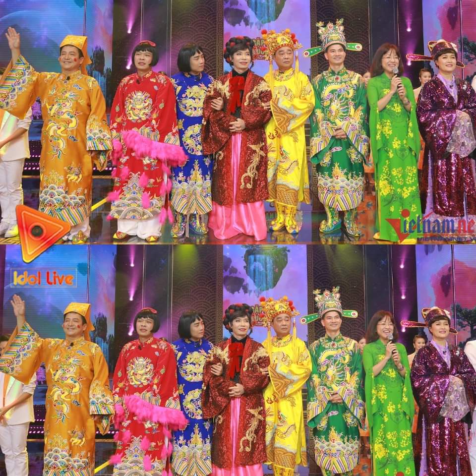 Các nghệ sĩ ghi hình Táo Quân 2023. Tết đang đến rất gần 🌸🎋

(Ảnh: Vietnamnet)