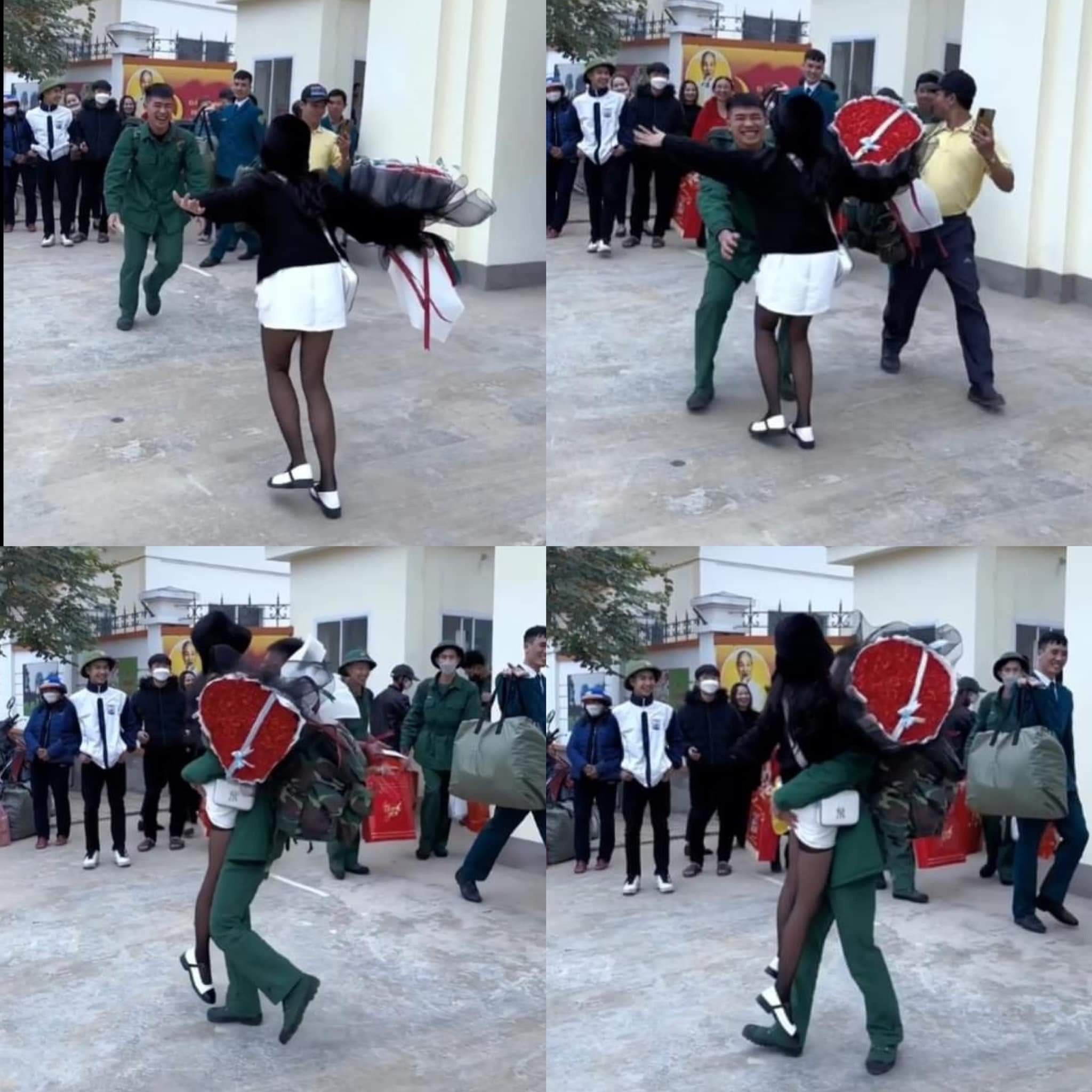 Hạnh phúc của chú bộ đội ngày ra quân <3 -  haivl | hài hước | hài vl  Hạnh phúc của chú bộ đội ngày ra quân <3 -  haivl | hài hước | hài vl