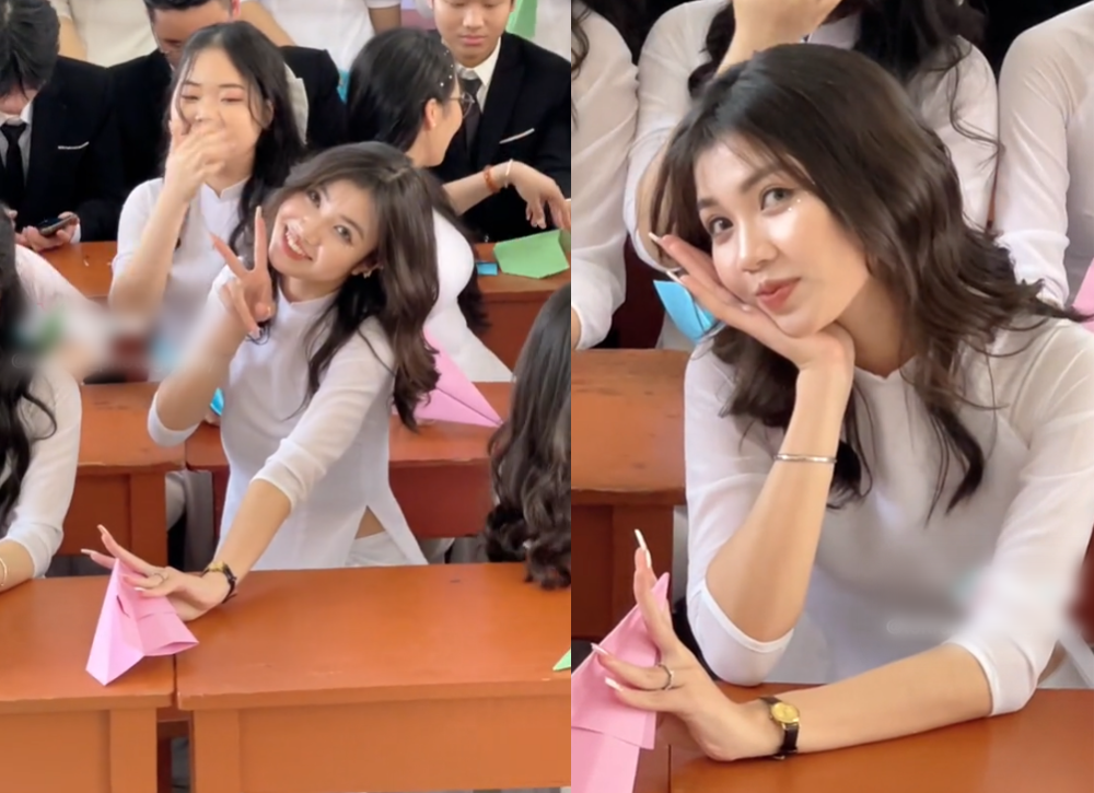 Em gái của Bích Phương đi chụp kỉ yếu 🥰 -  haivl | hài hước | hài vl 